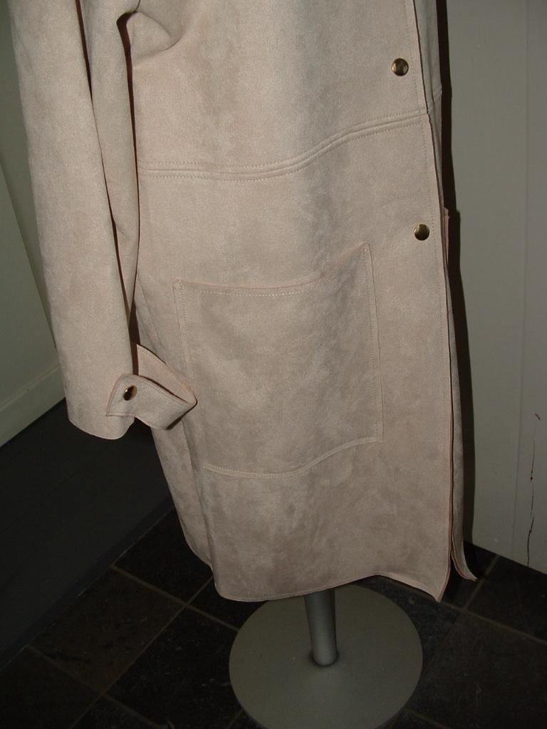 Zara lange suedine blazer, jas maat M ( maat 38/40), Maat 38/40 (M), Ophalen of Verzenden, Zo goed als nieuw, Jasje