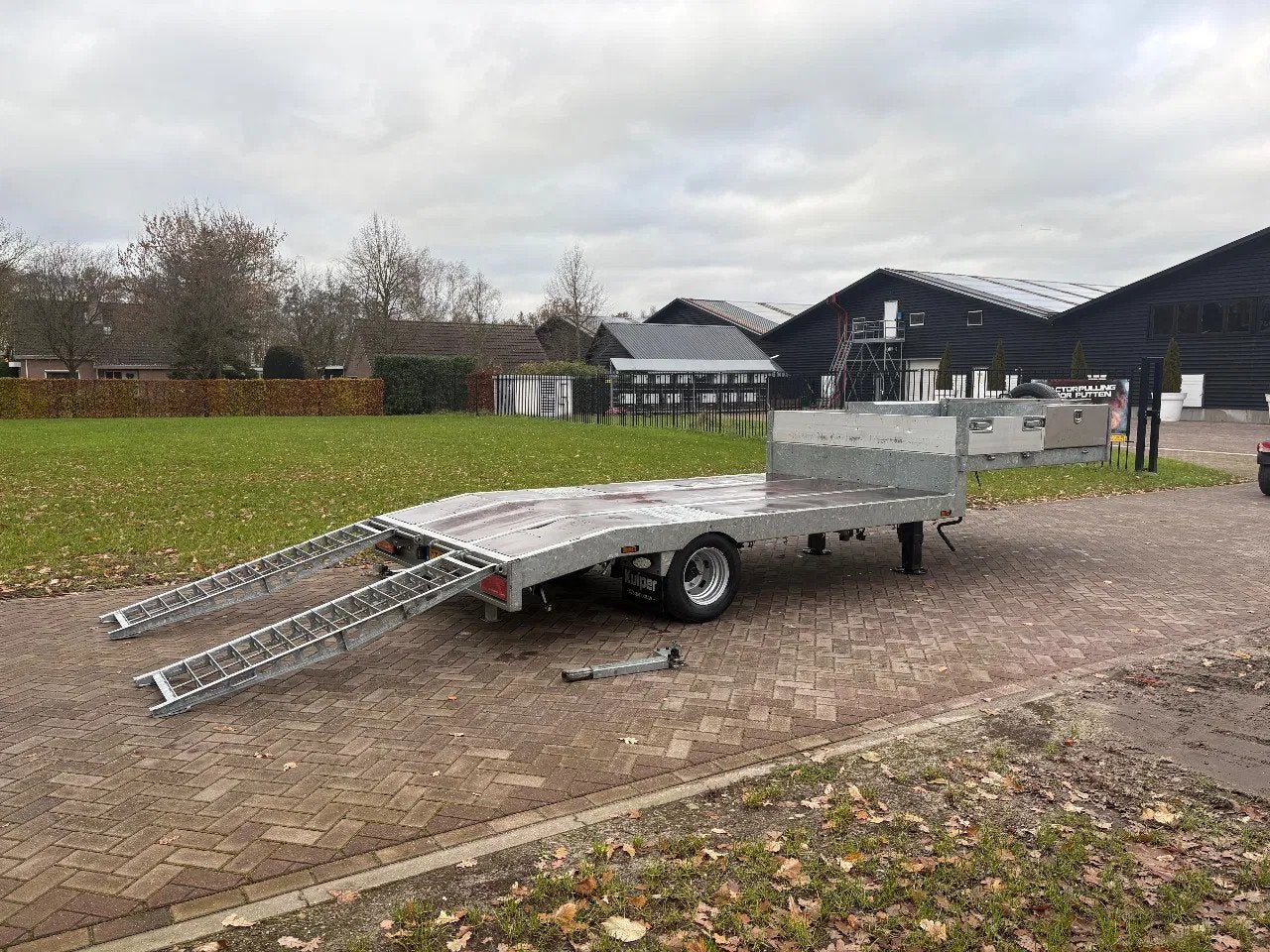 kuiper Be oplegger semi dieplader 5 TON (2023 (bj 2023), Auto's, Overige brandstoffen, Origineel Nederlands, Bedrijf, Aanhangers en Opleggers