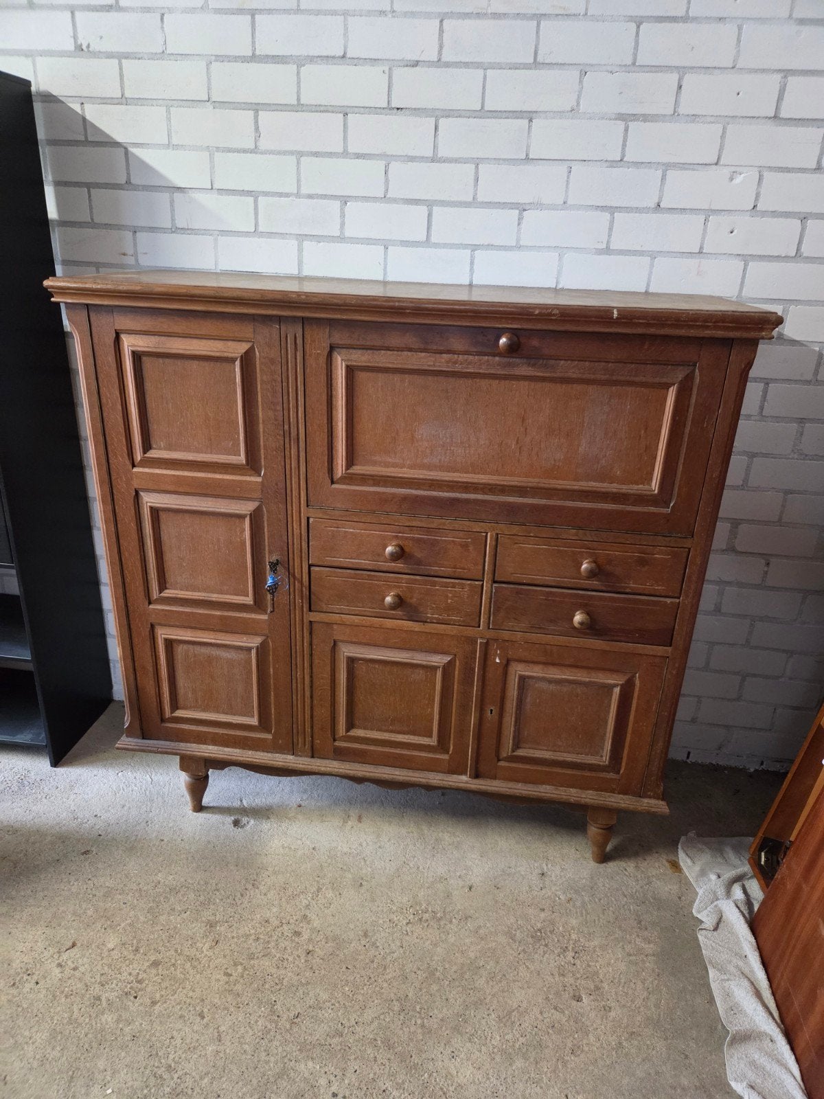 wandkast barkast opknappertje bezorgen mogelijk, Ophalen of Verzenden, 25 tot 50 cm, Minder dan 150 cm