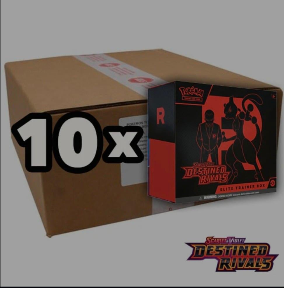 Destined Rivals ETB case - 1st Print - SEALED, Ophalen of Verzenden, Nieuw, Boosterbox