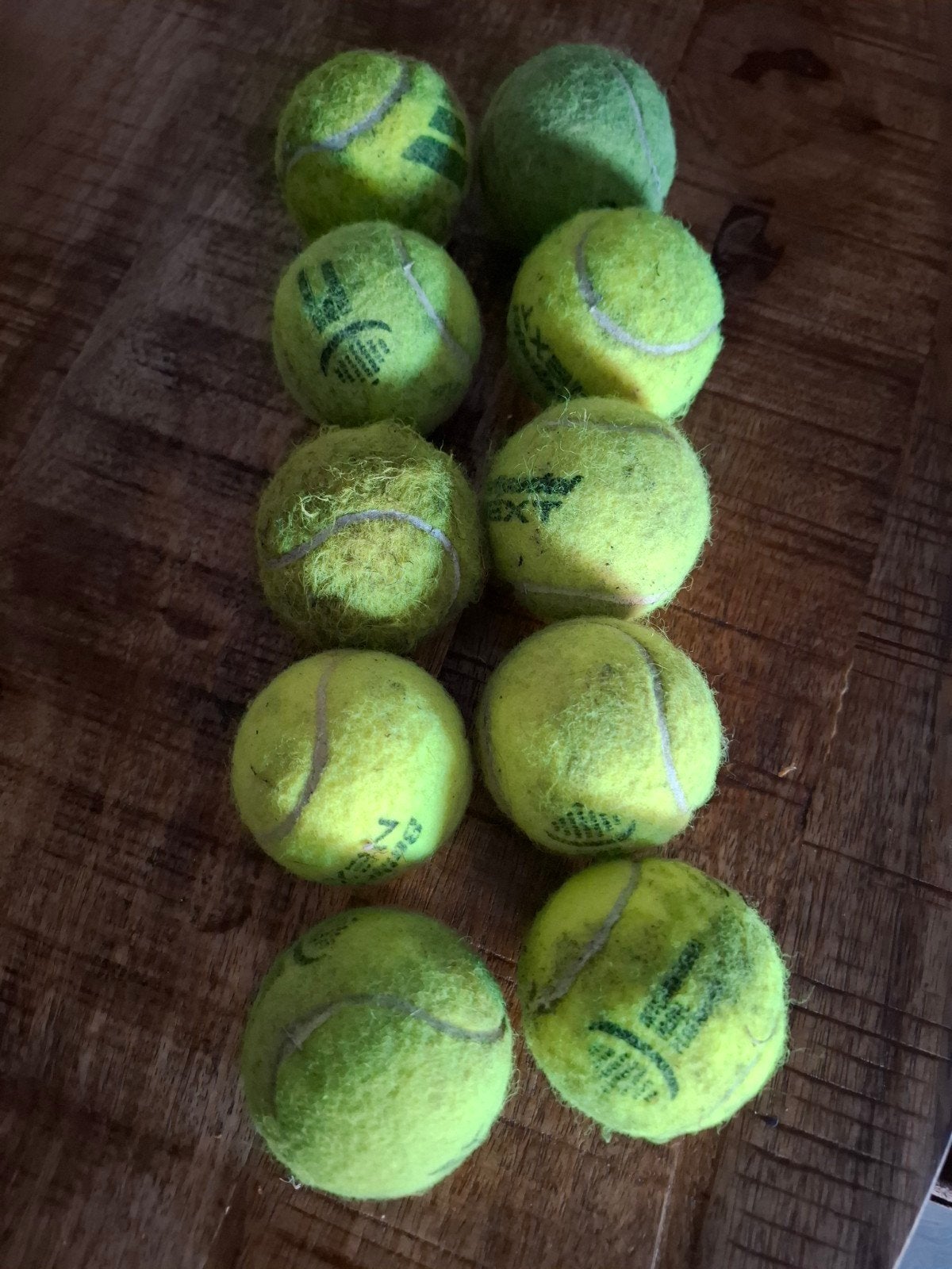 Gebruikte tennisballen - Ideaal voor training of huisdieren, Ophalen of Verzenden, Gebruikt, Ballen, Overige merken