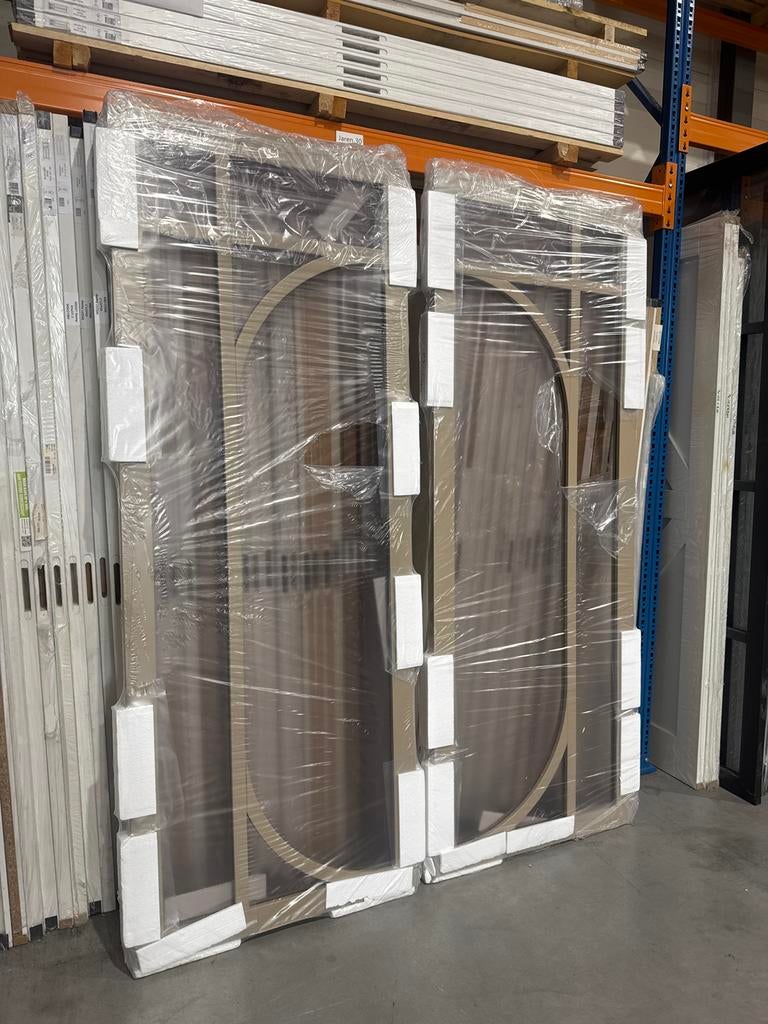 Stijlvolle Dubbele Deuren - Diverse Ontwerpen, Ophalen, 120 cm of meer, Binnendeur, Nieuw