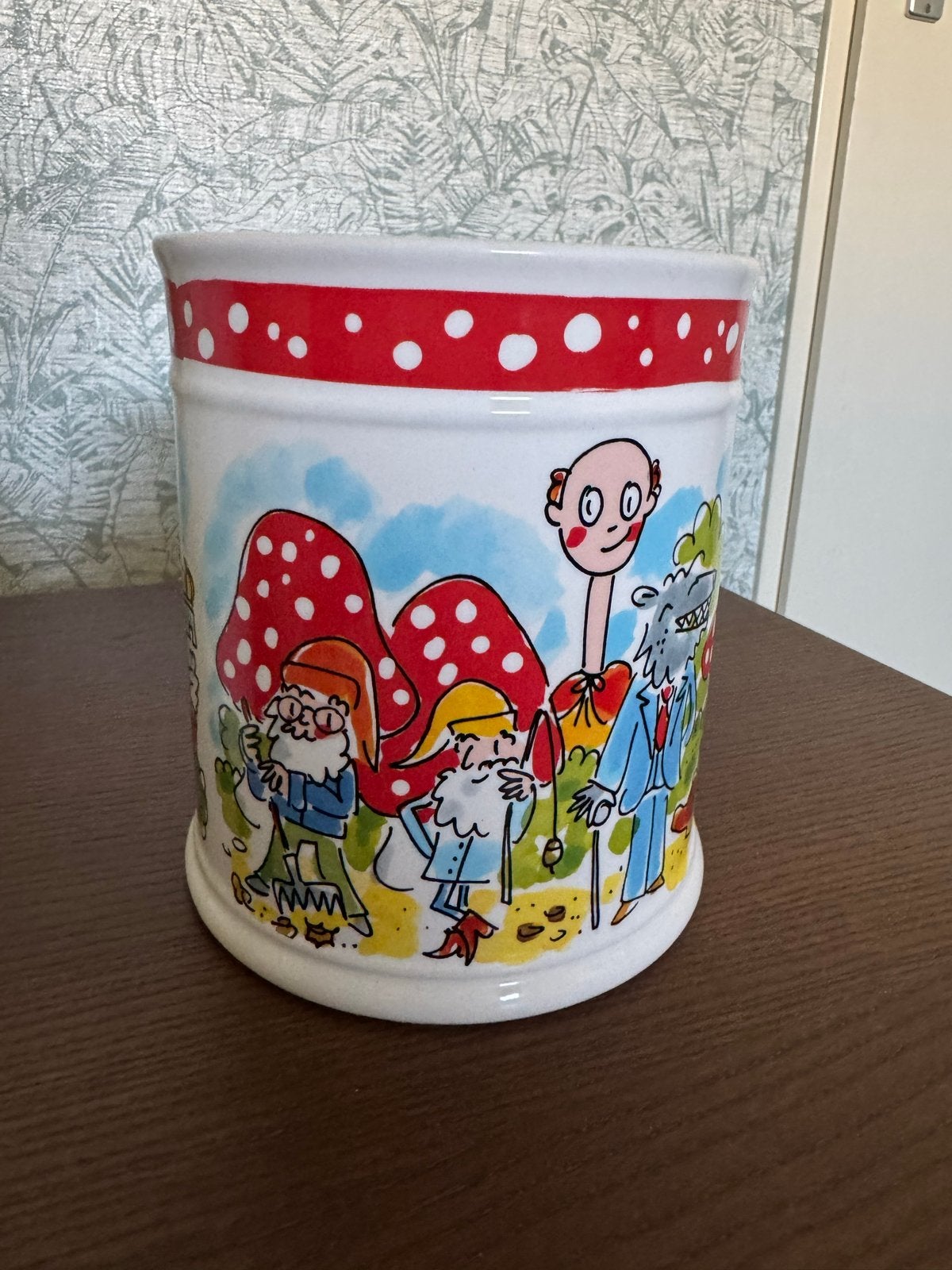 Efteling Blond Amsterdam Sprookjesbos pollepel pot, Ophalen, Zo goed als nieuw, Aardewerk, Overige typen