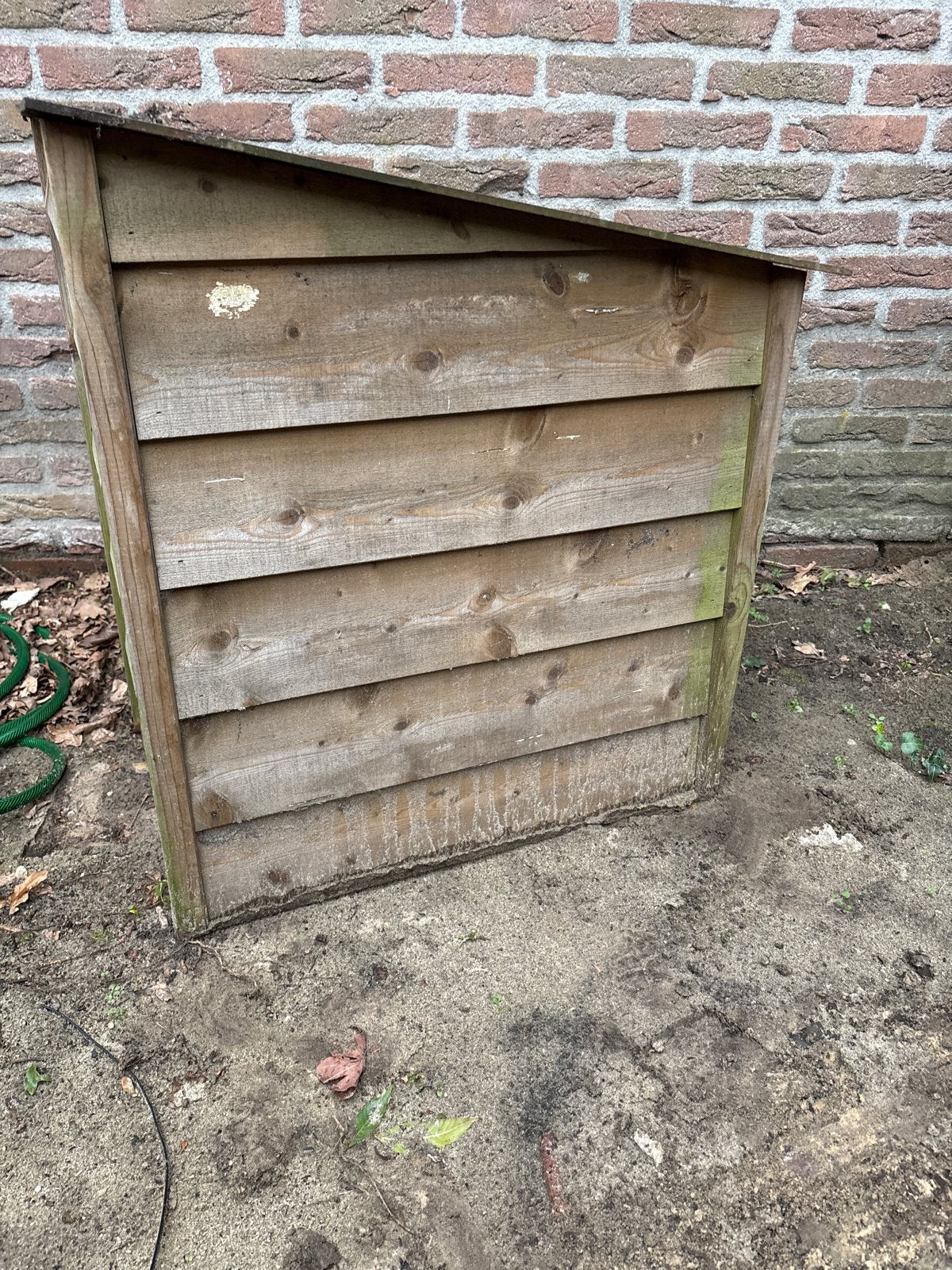 Houten hok voor beregingspomp  - Gebruikt, Tuin en Terras, Ophalen, Gebruikt, Hout, Overige typen