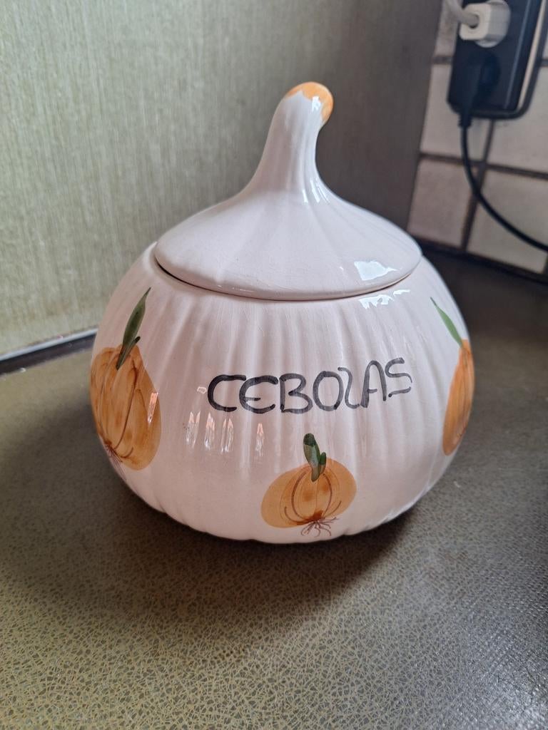 Mooie uienpot uien pot, Ophalen of Verzenden, Zo goed als nieuw
