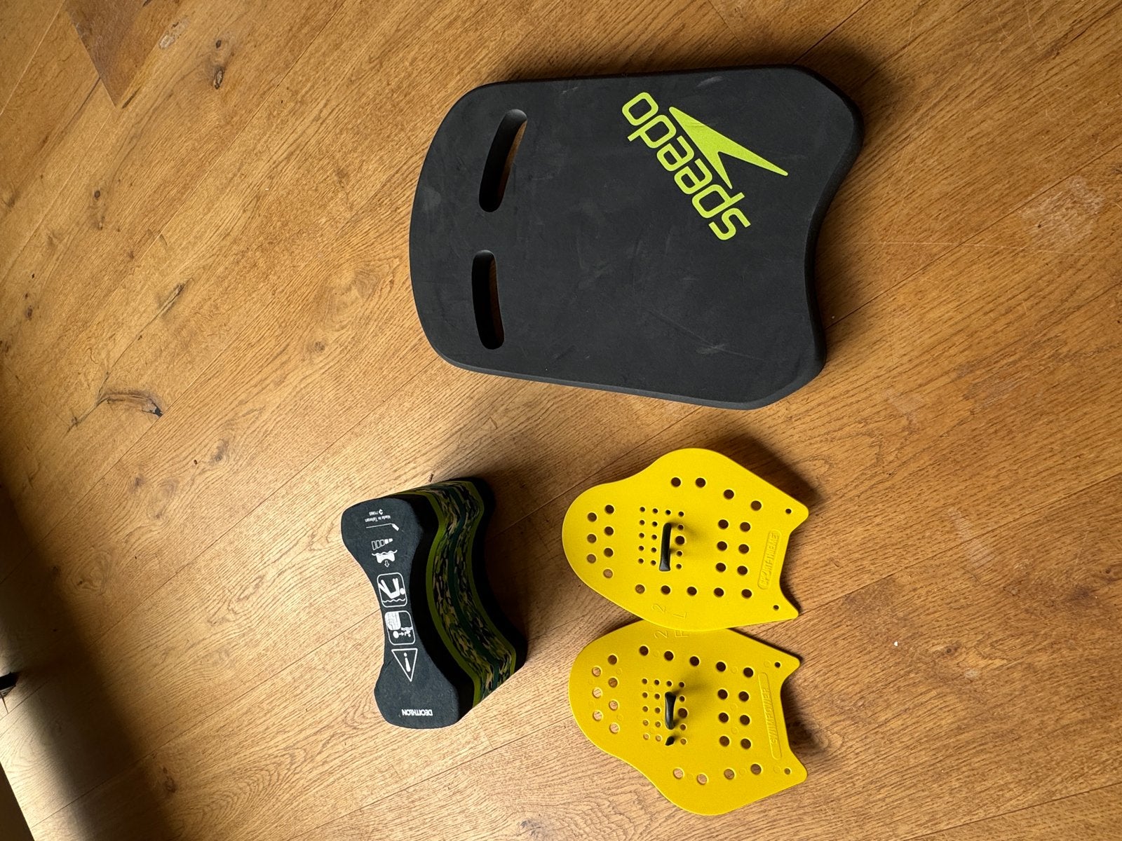 Speedo zwemplank, Decathlon pull buoy en zwemhandpeddels, Ophalen of Verzenden, Gebruikt