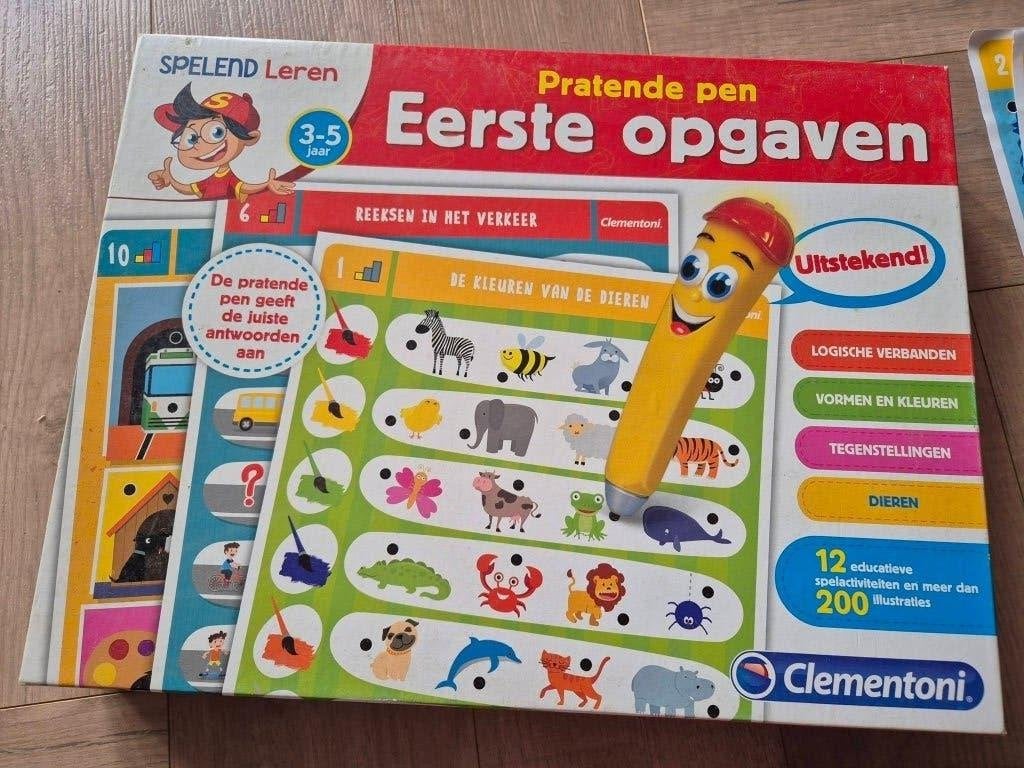 Clementoni pratende pen eerste opgaven, Ophalen of Verzenden, Gebruikt, Ontdekken