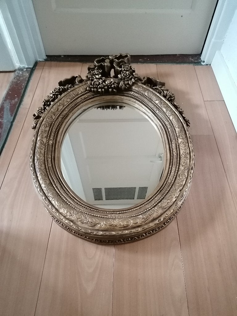 kuifspiegel barok, Ophalen of Verzenden, Zo goed als nieuw, Rechthoekig, Minder dan 100 cm