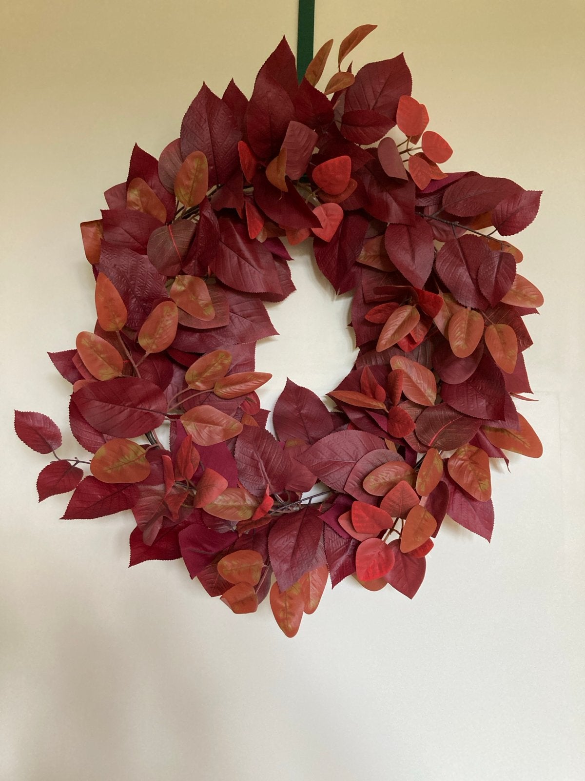 IKEA Smycka Kunstkrans - Rood, 65 cm, Ophalen, Kunststof, Zo goed als nieuw, Modern