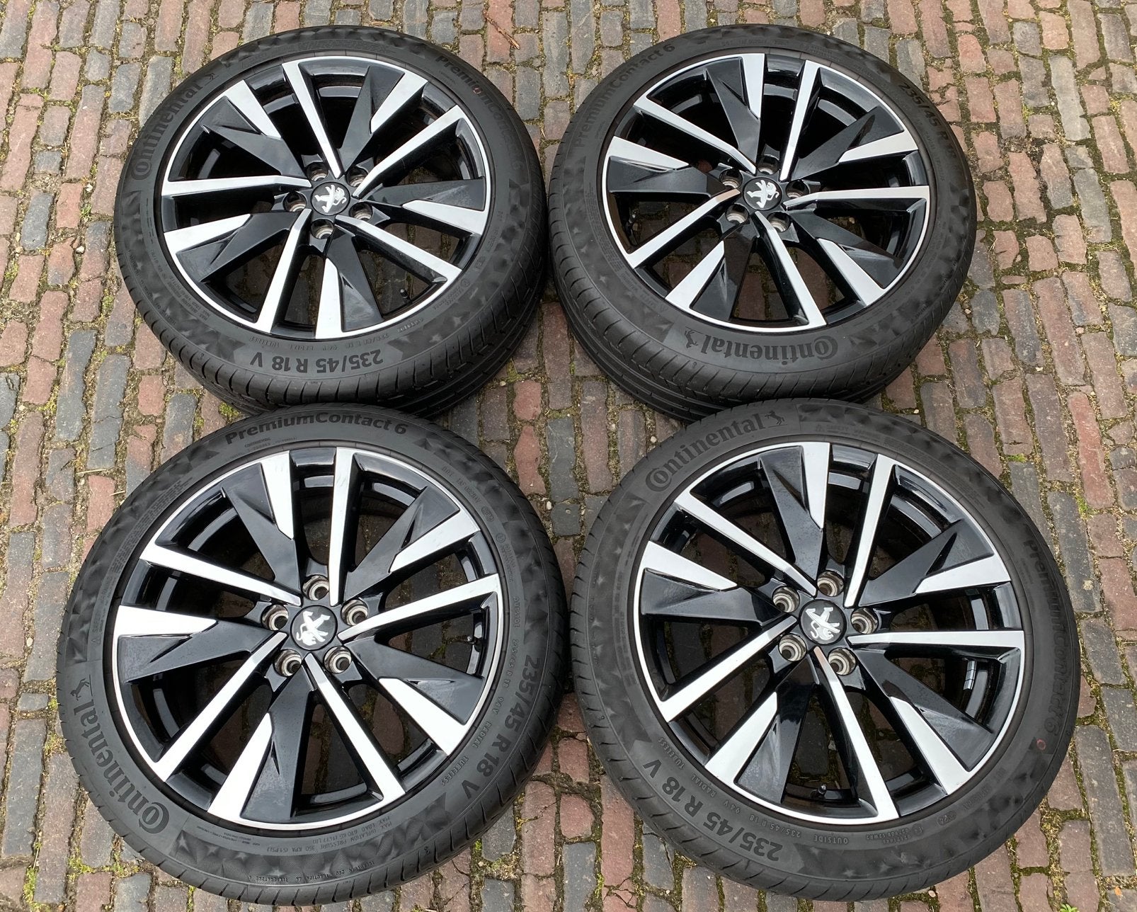 Orig. 18” Peugeot 508 GT velgen + 235/45 R18 Conti (2024), Auto-onderdelen, Banden en Velgen, 18 inch, Banden en Velgen, Nieuw