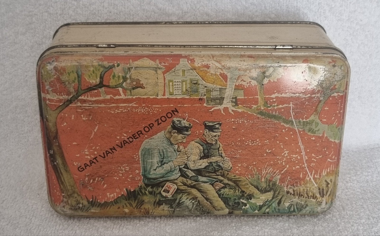 vintage tabaksblik Van Nelle, Ophalen of Verzenden, Gebruikt, Overige, Van Nelle