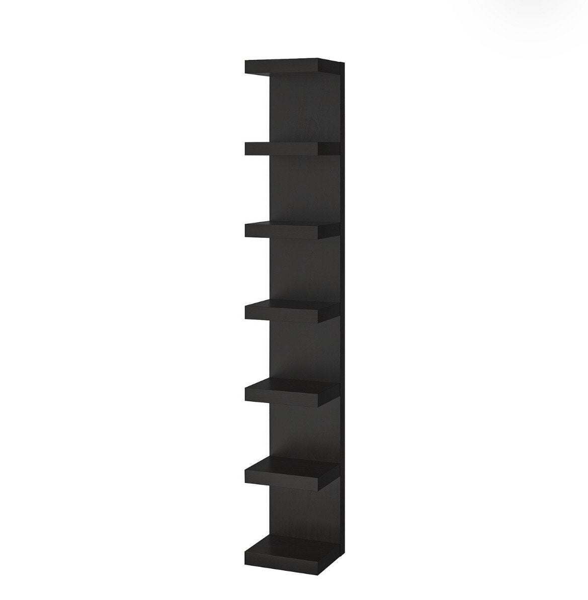 IKEA Lack wandplank zwartbruin 30x190 cm, Ophalen, Met plank(en), Nieuw, Minder dan 150 cm