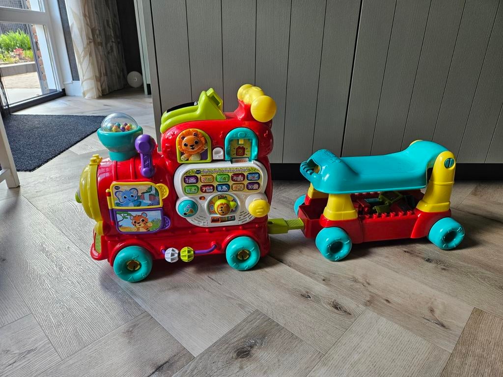 Vtech rijd & leer letterlocomotief, Kinderen en Baby's, Speelgoed | Vtech, Ophalen, Zo goed als nieuw, 6 maanden tot 2 jaar