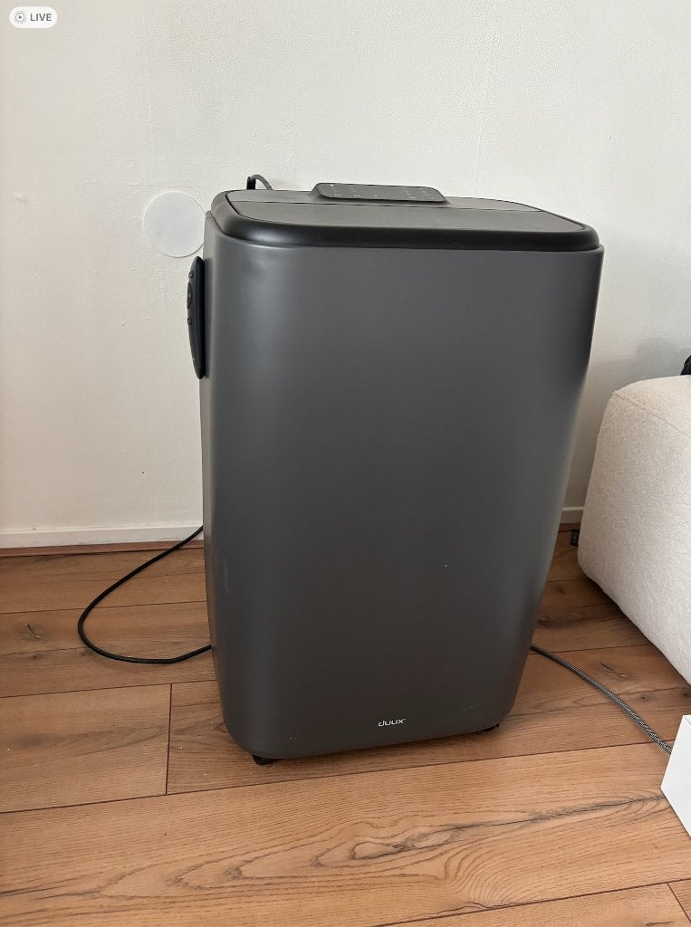Duux North Smart 14.000 BTU Airco Grijs inclusief aankoopbon, Ophalen, Timer, 3 snelheden of meer, Zo goed als nieuw