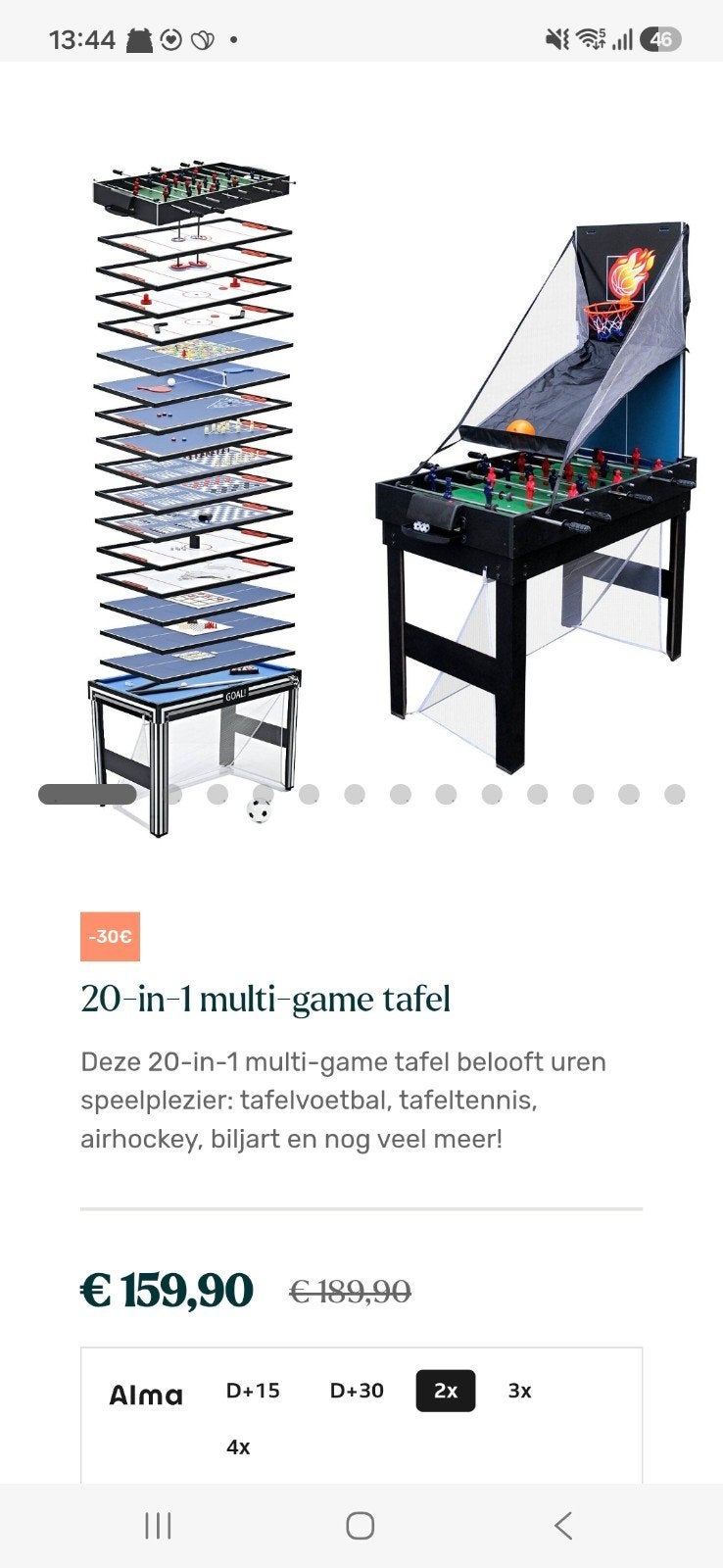 20 in 1 multi speeltafel, Kinderen en Baby's, Speelgoed | Speeltafels, Ophalen, Nieuw