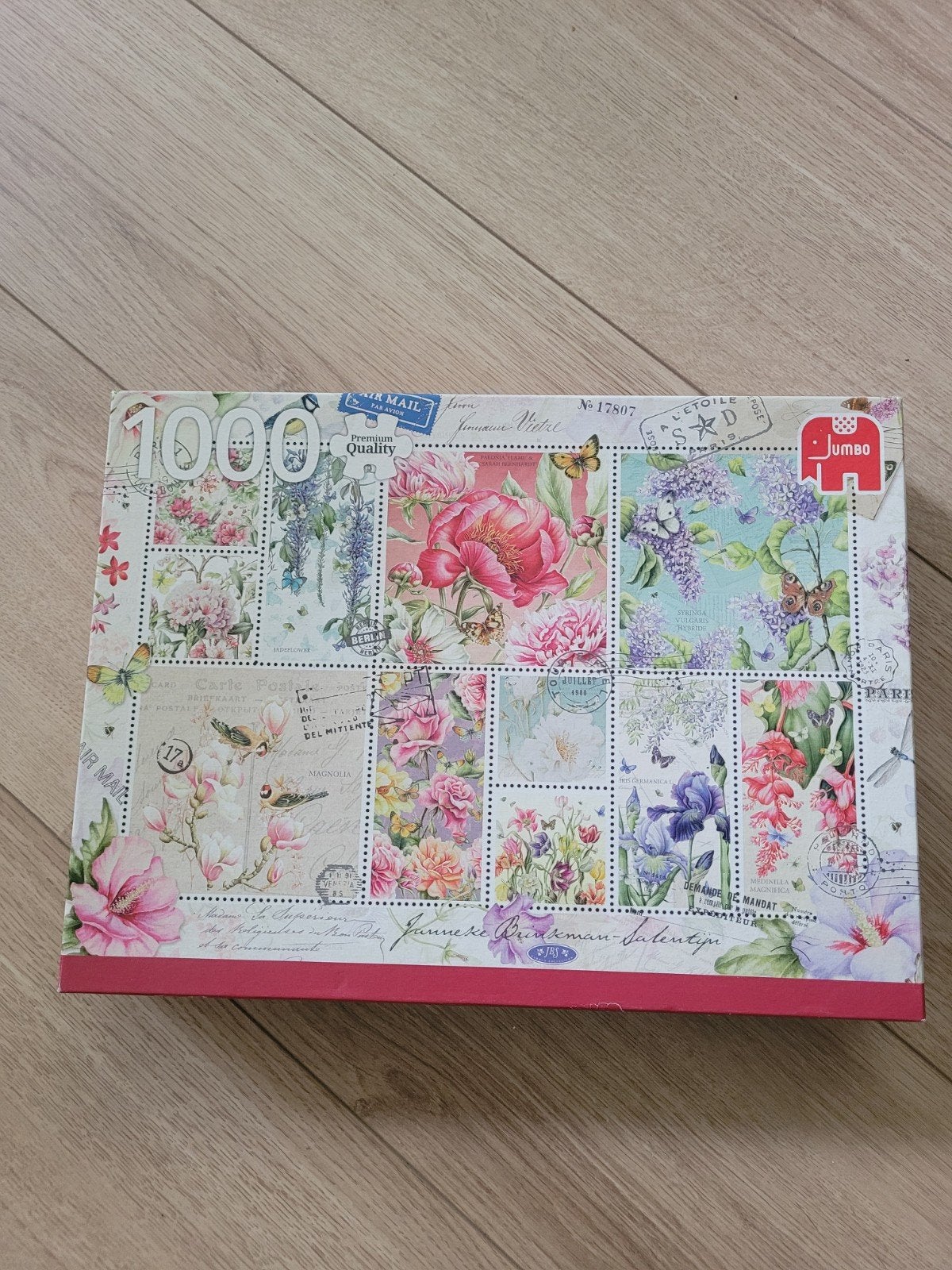 Jumbo Legpuzzel 1000 stukjes - Bloemen & Vlinders, Ophalen of Verzenden, Zo goed als nieuw