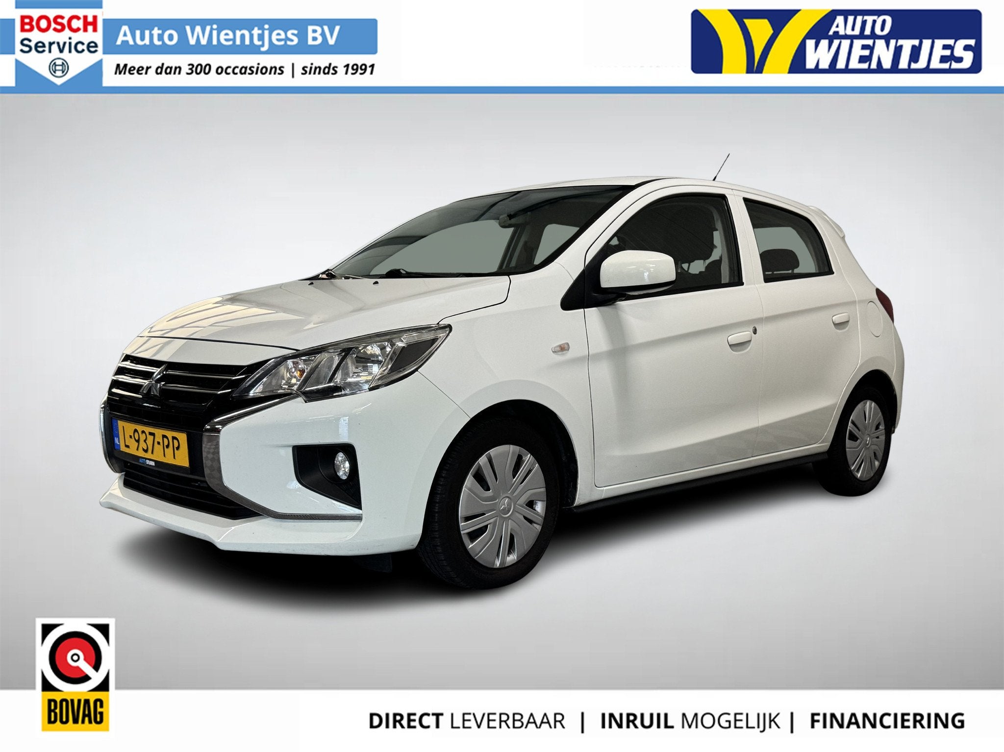 Mitsubishi Space Star 1.2 | Cool+ 5-Drs | Airco | Carplay, Auto's, Gebruikt, Euro 6, 850 kg, Wit