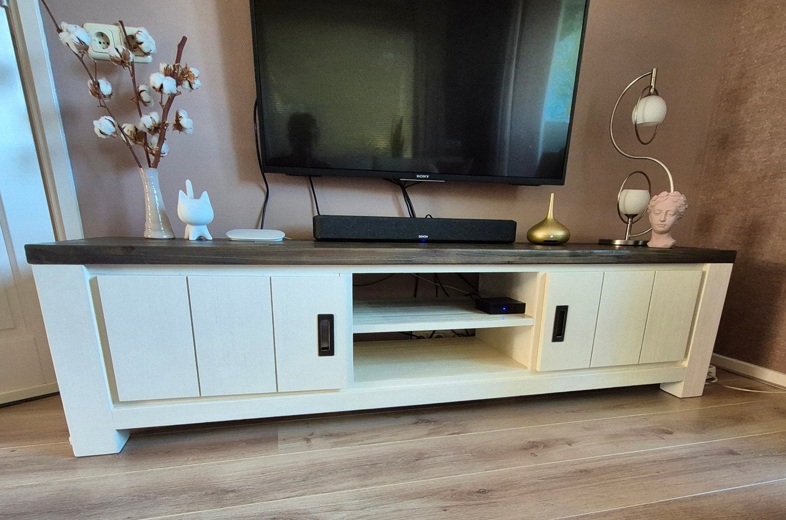 TV meubel met optionele ronde tafel, Huis en Inrichting, Ophalen, Gebruikt, 150 tot 200 cm, Minder dan 100 cm