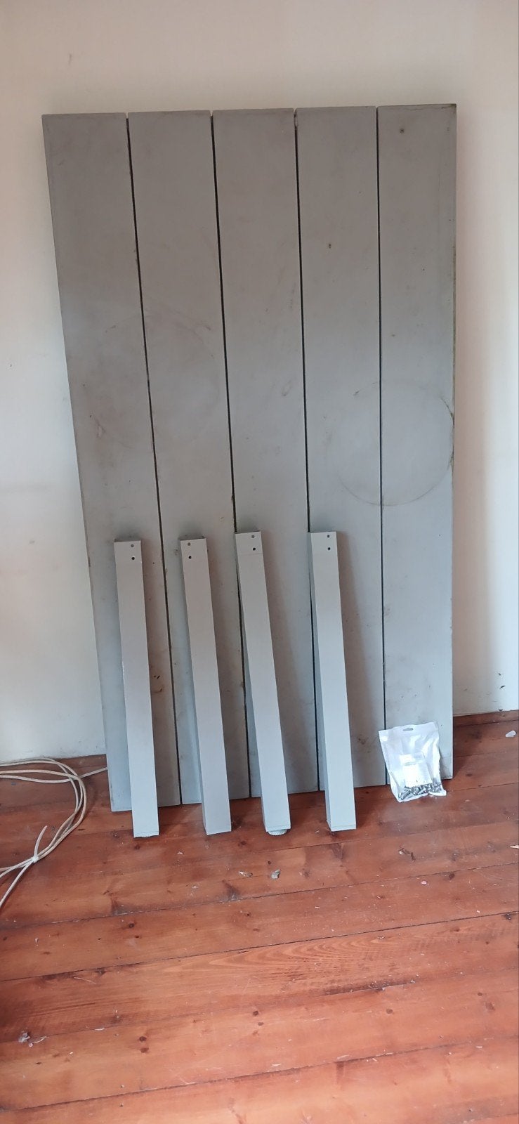 Alluminium tuintafel € 120,00, Ophalen, Gebruikt, Rechthoekig, Aluminium