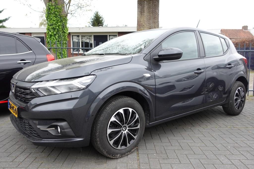 Dacia SANDERO 1.0 TCE 90 Expression Automaat Clima, Auto's, Gebruikt, Electronic Stability Program (ESP), Bedrijf, 91 pk