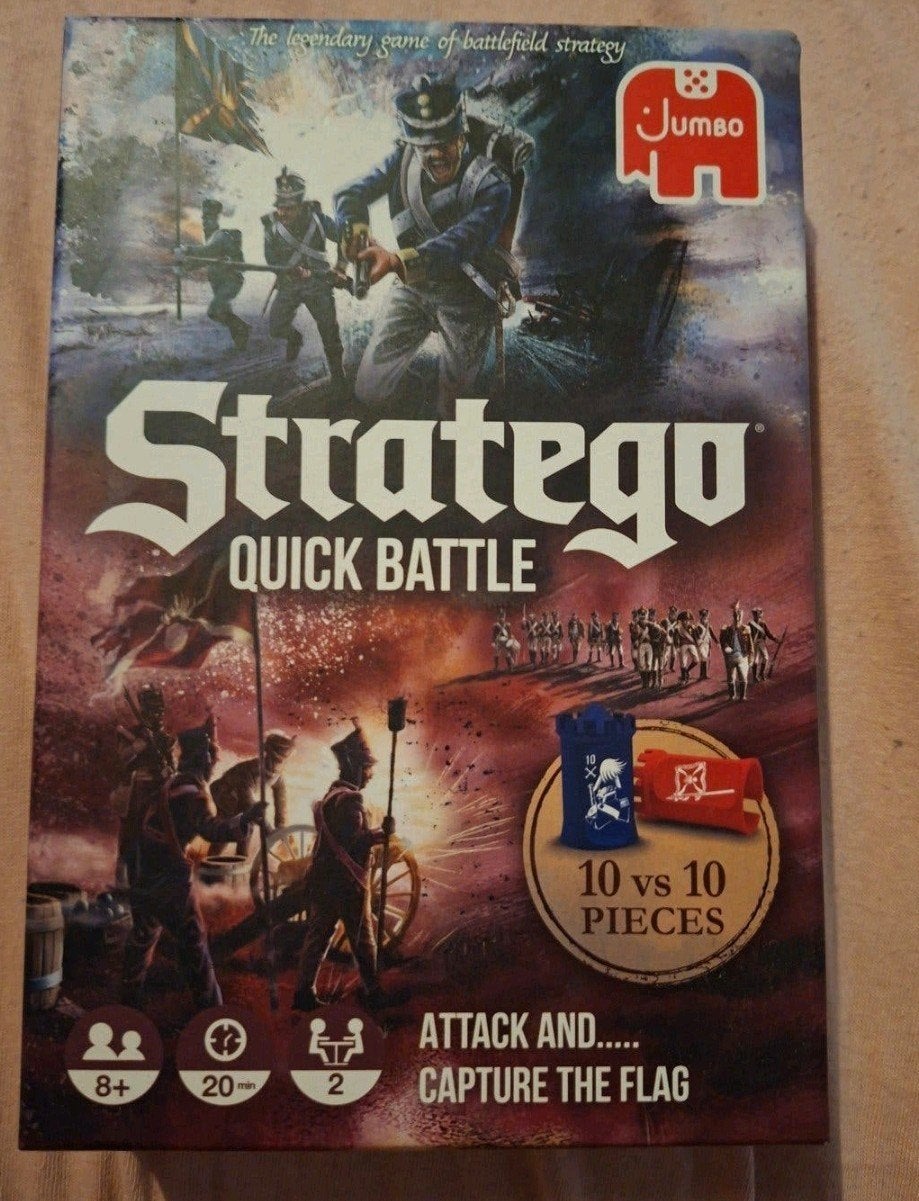 Stratego Quick Battle - Compact Strategisch Bordspel, Een of twee spelers, Ophalen of Verzenden, Nieuw, Reisspel