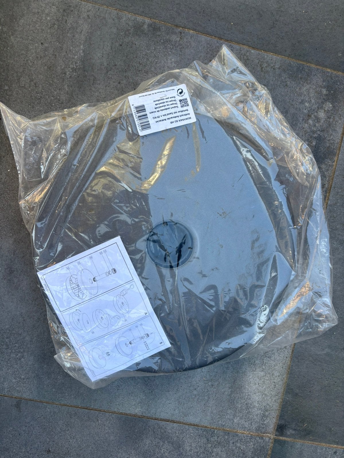 Parasolvoet nieuw, Tuin en Terras, Ophalen, Nieuw, Minder dan 1 meter, Parasolvoet