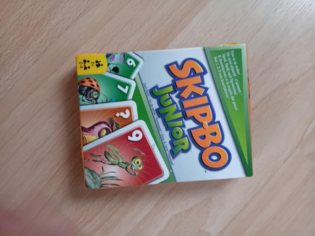 Skip-Bo Junior Kaartspel voor Kinderen, Een of twee spelers, Ophalen of Verzenden, Gebruikt, Mattel