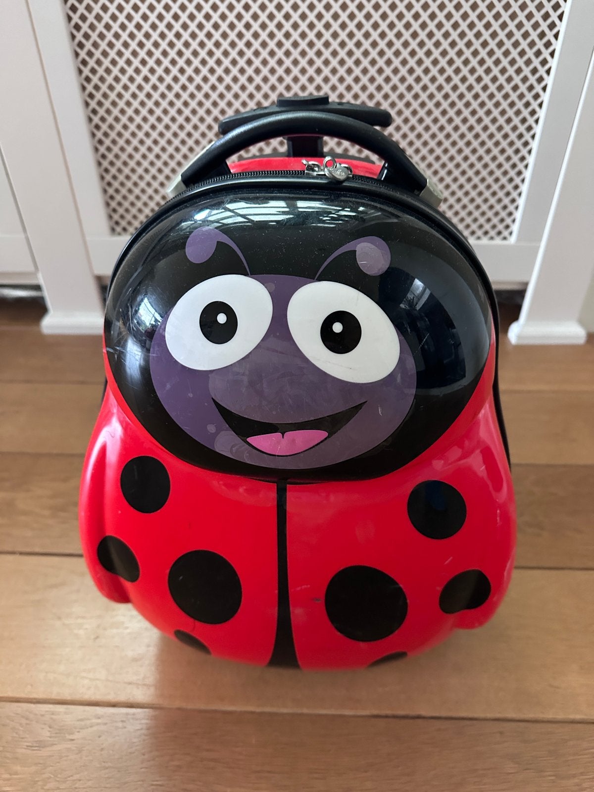 lieveheersbeestje kinderkoffer met wieltjes (Cuties pals), Ophalen, Gebruikt
