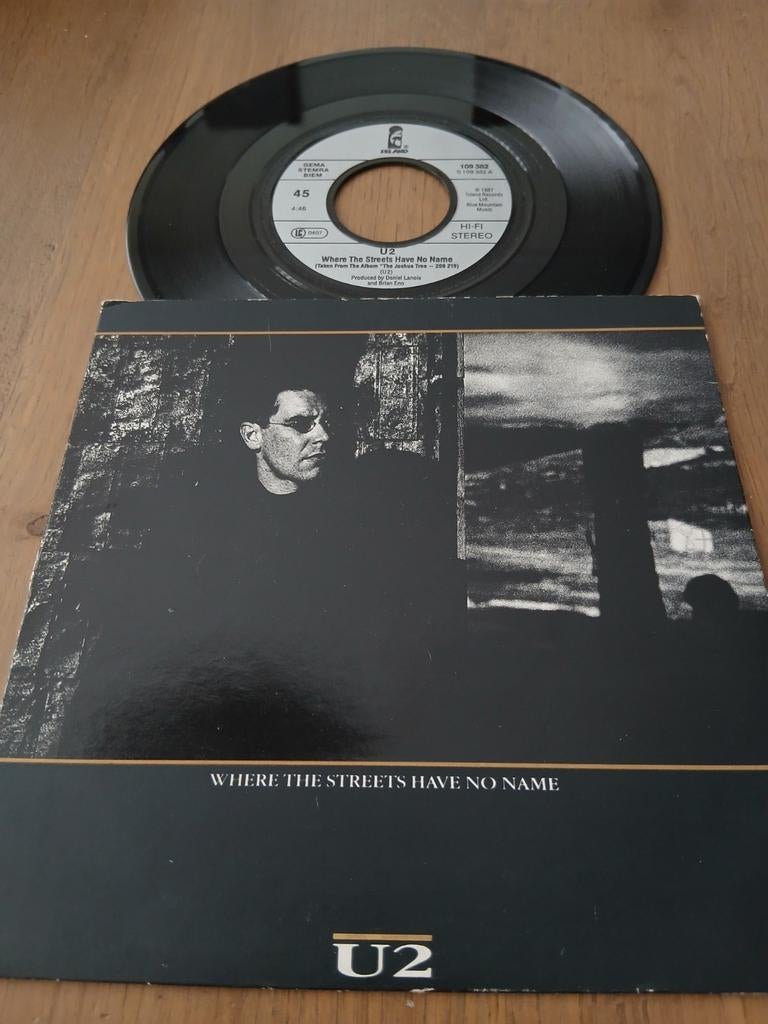 VINYL SINGLE    U2  1987, Overige formaten, 1980 - 1989, Ophalen of Verzenden, Zo goed als nieuw