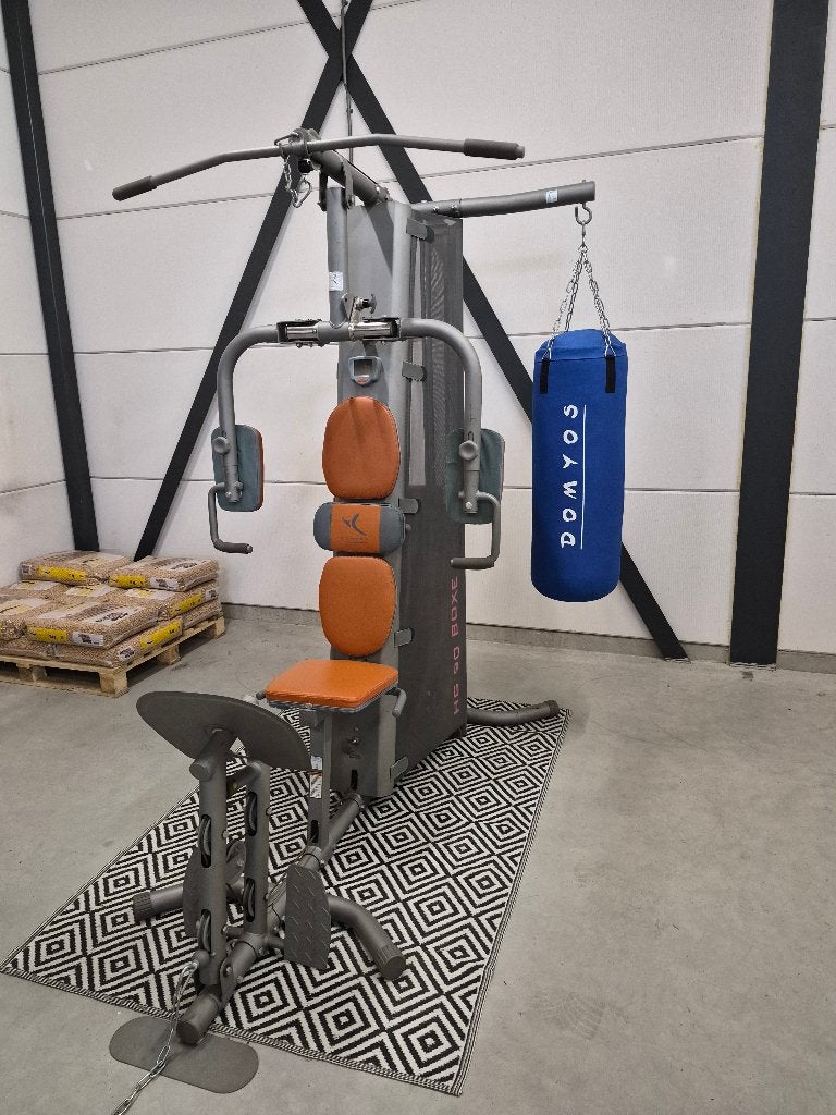 Krachtstation, Homegym, Fitness apparaat, domyos HG, Sport en Fitness, Fitnessapparatuur, Ophalen, Benen, Gebruikt, Krachtstation