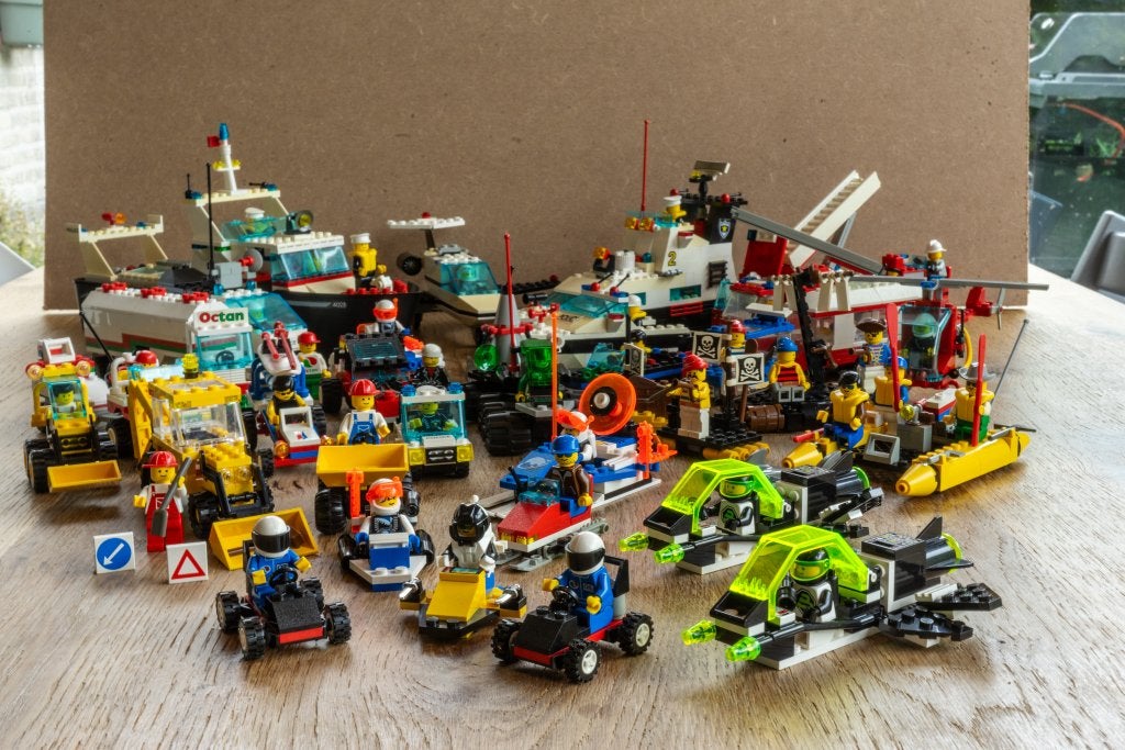 Grote partij lego 1985-1995 - Complete sets met boekjes, Gebruikt, Inclusief instructies, Lego, Ophalen of Verzenden