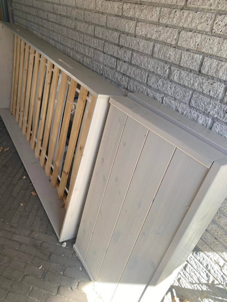 Bed met extra lattenbodem en evt matras, Ophalen, Gebruikt, 90 cm, Eenpersoons