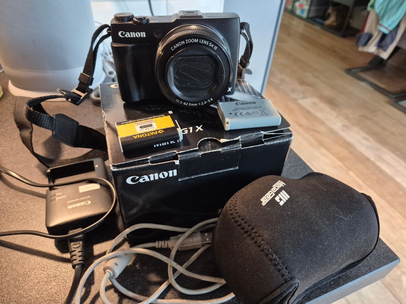 Canon G1X mark II met extra accu en doos, Ophalen, Canon, Canon, Zo goed als nieuw