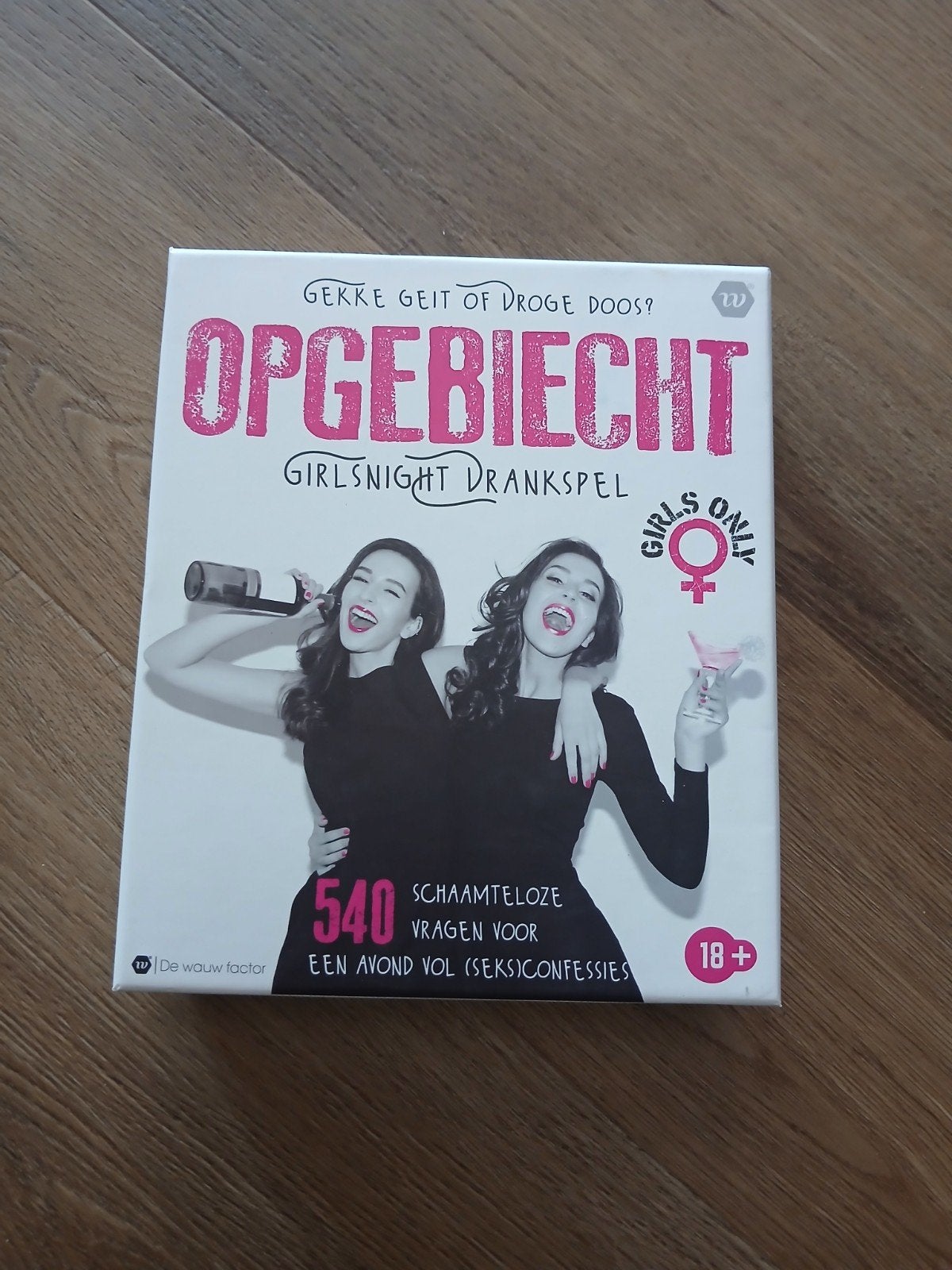 Opgebiecht Girlsnight Drankspel 18+, Hobby en Vrije tijd, Gezelschapsspellen | Kaartspellen, Vijf spelers of meer, Ophalen of Verzenden