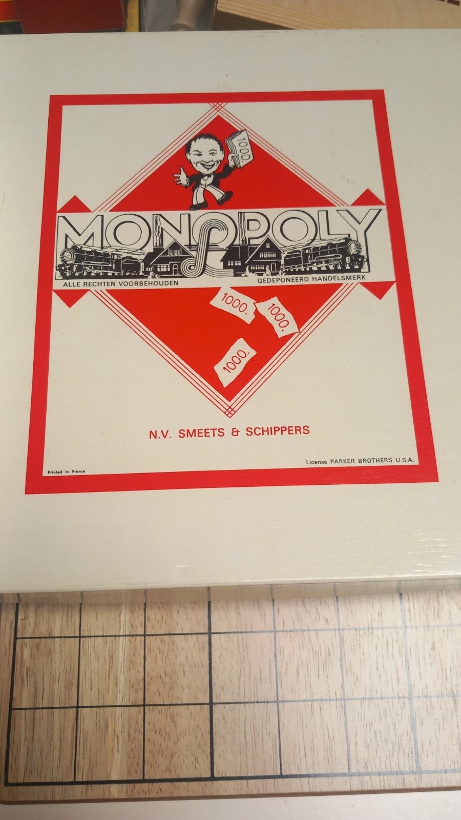 Vintage Monopoly Bordspel - N.V. Smeets & Schippers, Hobby en Vrije tijd, Gezelschapsspellen | Bordspellen, Ophalen of Verzenden