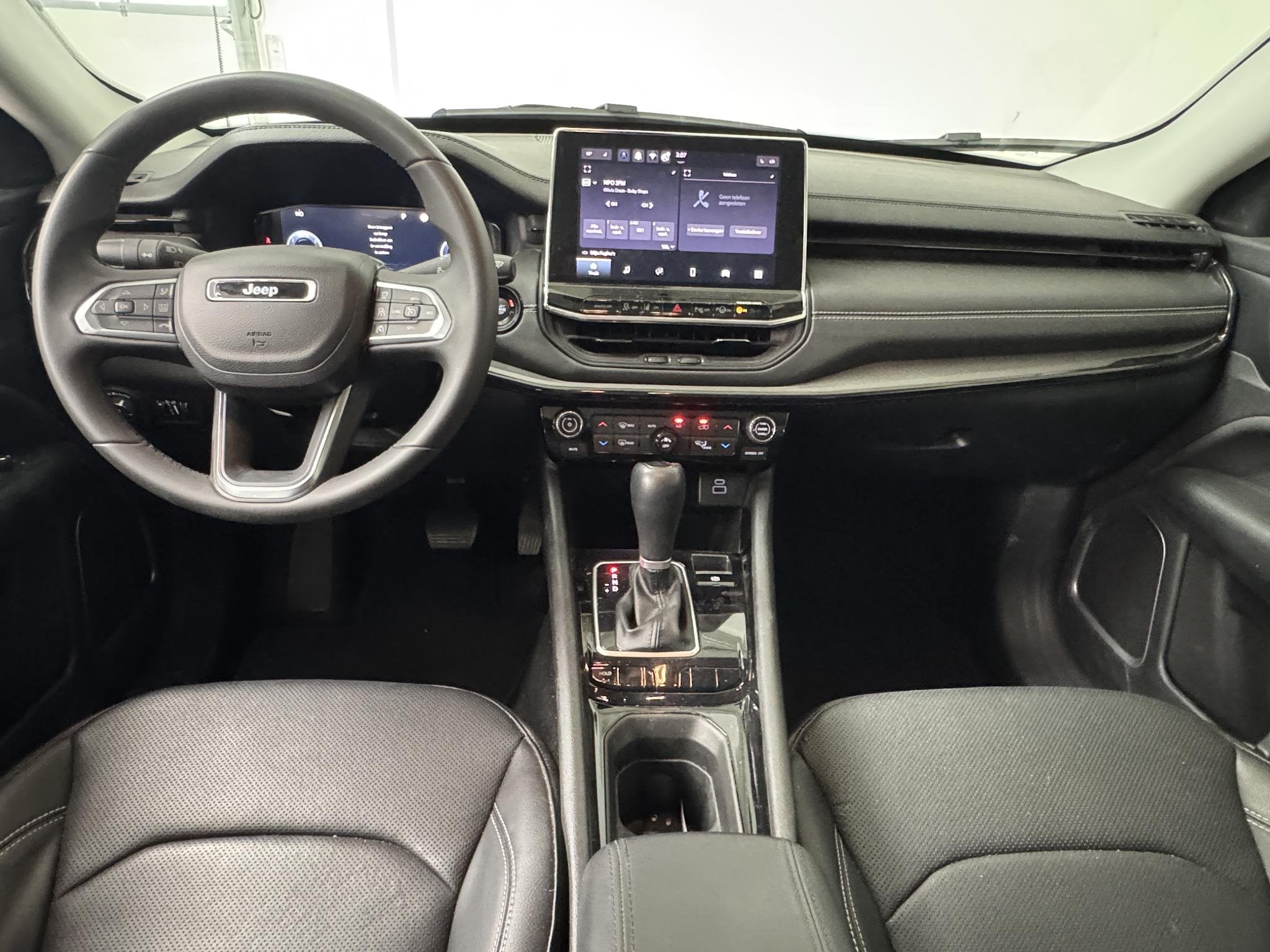 Jeep Compass 1.5T e-Hybrid Summit | Apple CarPlay / Android, Auto's, Gebruikt, 4 cilinders, Met garantie (alle), Wit
