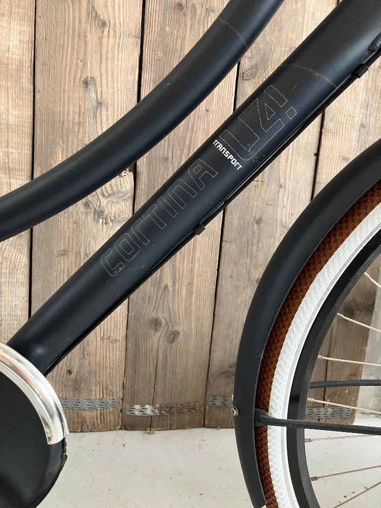 Cortina U4 28" 3v frame 57cm Denim/Jeans Blue Matt Z.G.A.N., Overige merken, (Extra) lage instap, Zo goed als nieuw, Trommelrem
