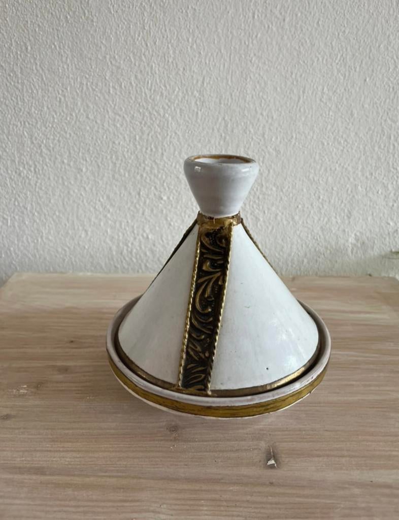 Kleine tajine - 15 cm doorsnee, Ophalen of Verzenden, Zo goed als nieuw, Overige stijlen
