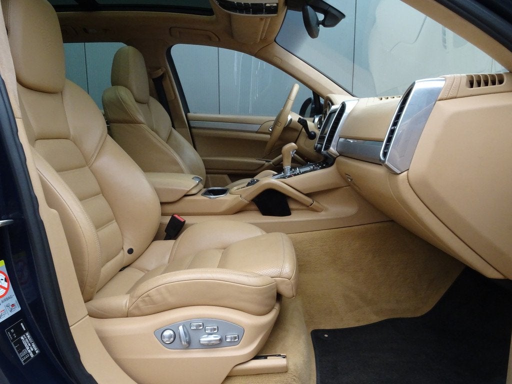 Porsche Cayenne 4.8 Turbo * 500 PK * PANORAMADAK !, Auto's, Porsche, Automaat, Gebruikt, Blauw, 2145 kg