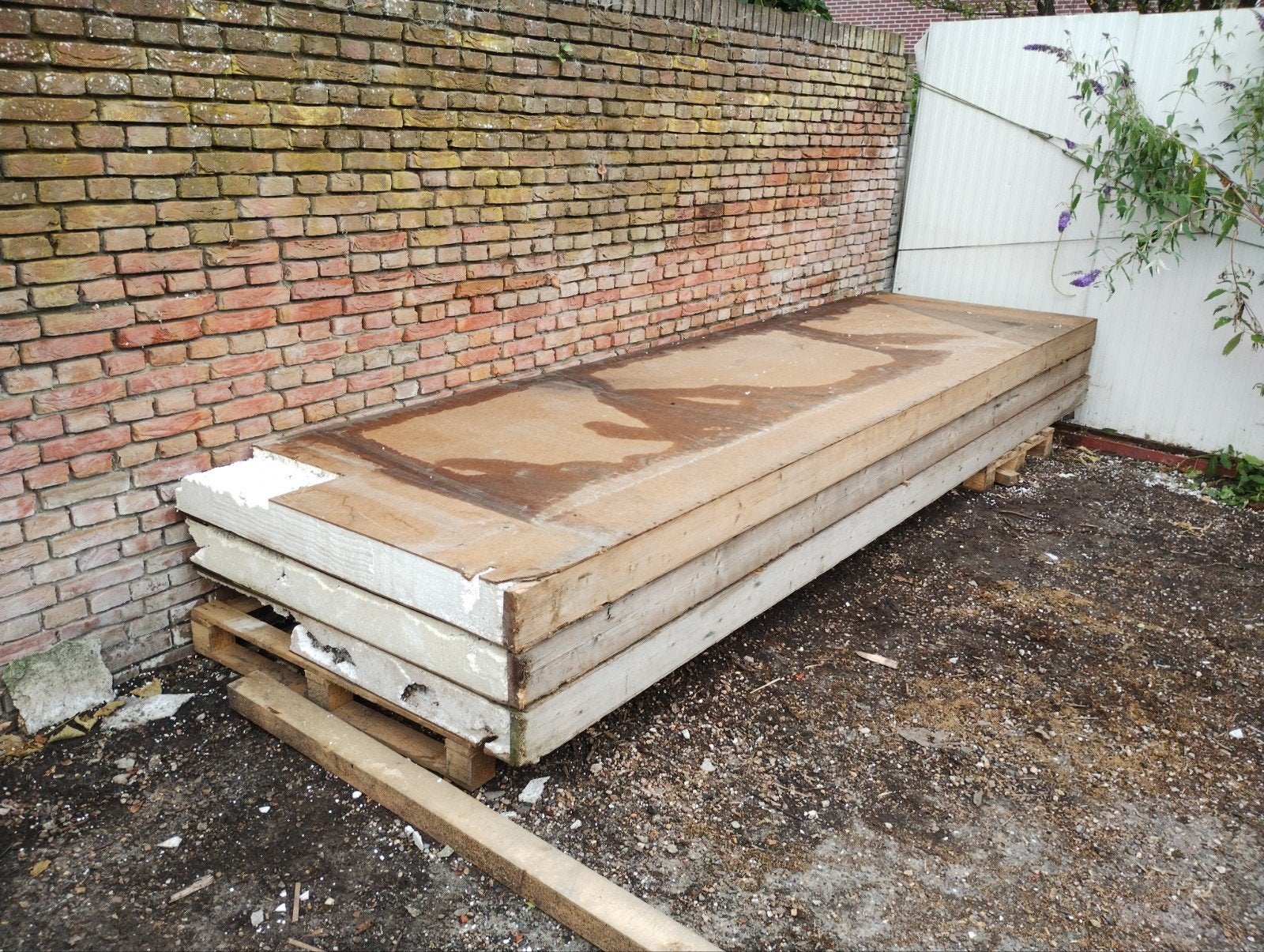 Piepschuim platen 444x122x12cm (1x), Ophalen, Gebruikt, 15 m² of meer, Piepschuim (Tempex)