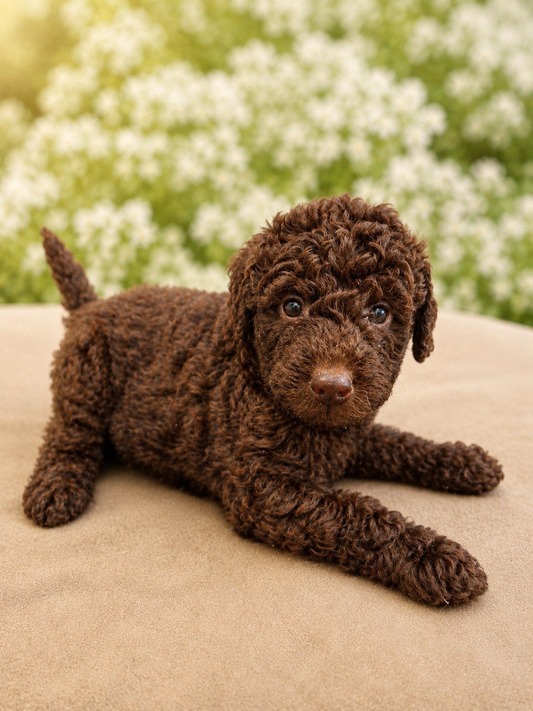 Prachtige Mini choco Doodle (Labradoodle) x dwergpoedel, Dieren en Toebehoren, Parvo, Overige rassen, 8 tot 15 weken, Meerdere