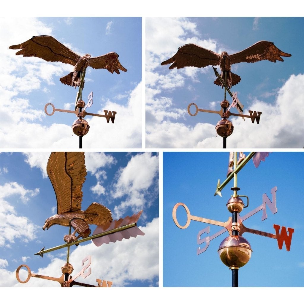 Weeradelaar Windhaan Windrichtingswijzer Koper 140 cm 5 kg, Ophalen of Verzenden, Nieuw