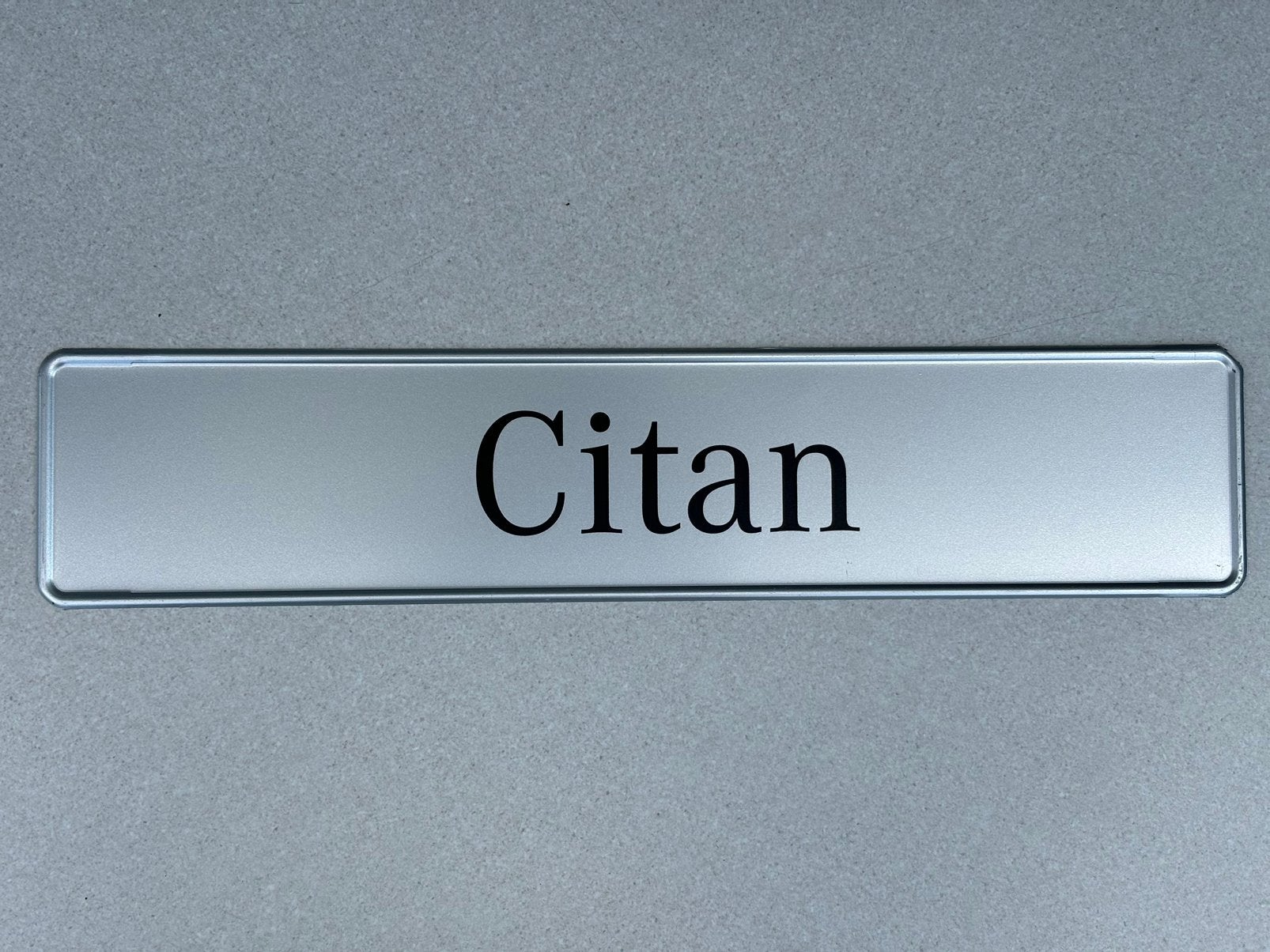 Mercedes Citan Showroomplaat, Verzenden