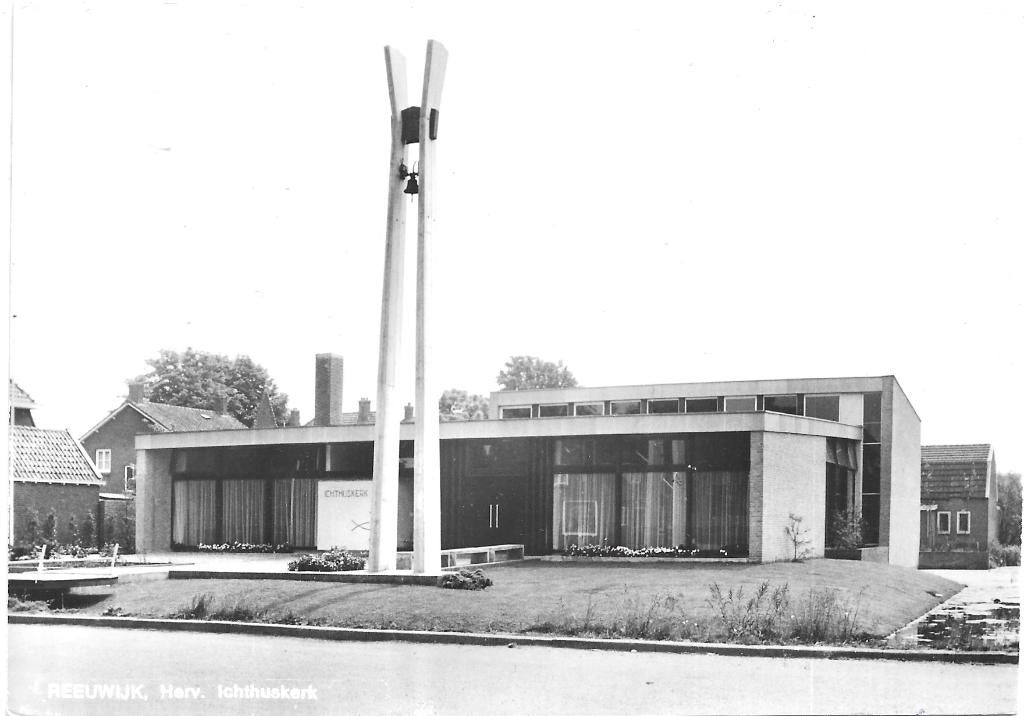 AK Reeuwijk - Herv. Ichthuskerk, Verzenden, 1960 tot 1980, Ongelopen, Noord-Brabant