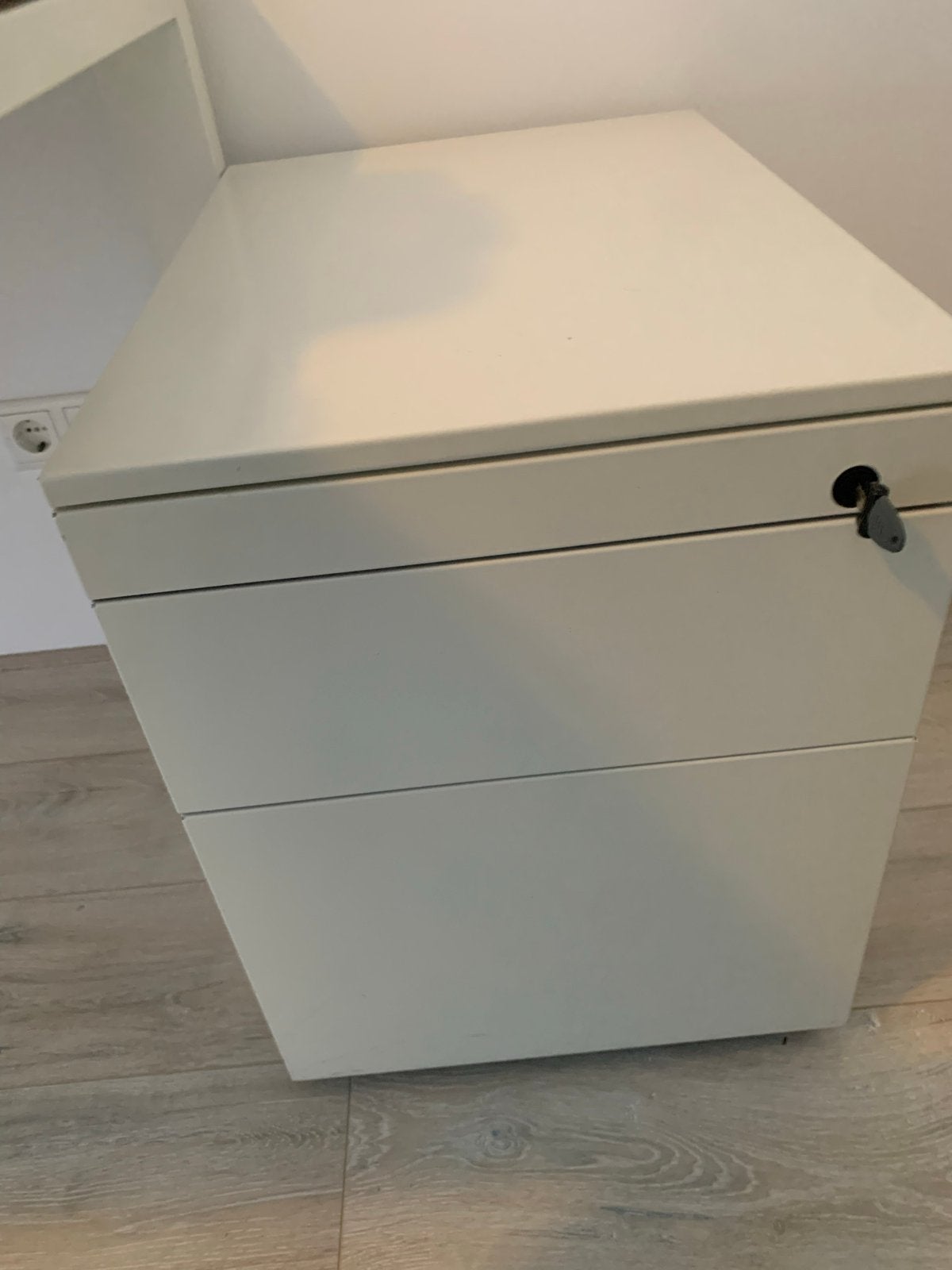 Ladeblok op wieltjes - 3 lades, afsluitbaar, Huis en Inrichting, Ophalen, Minder dan 50 cm, Zo goed als nieuw, 3 of 4 laden