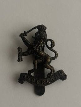 WO2 Nederlandsche Leeuw JR Gaunt Londen, Verzamelen, Militaria | Algemeen, Ophalen of Verzenden, Landmacht, Nederland, Embleem of Badge