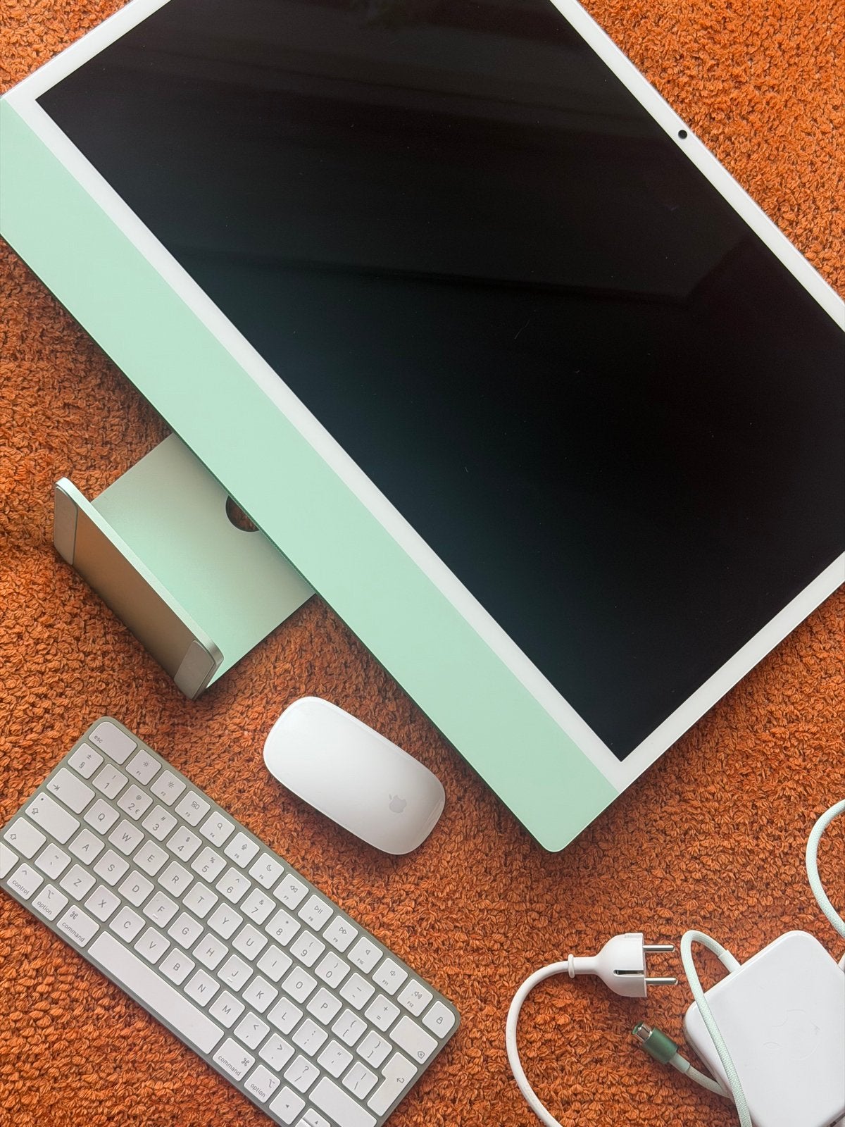 Apple iMac 24 inch M1 (2021) - Groen, Ophalen, Zo goed als nieuw, 8 GB, IMac