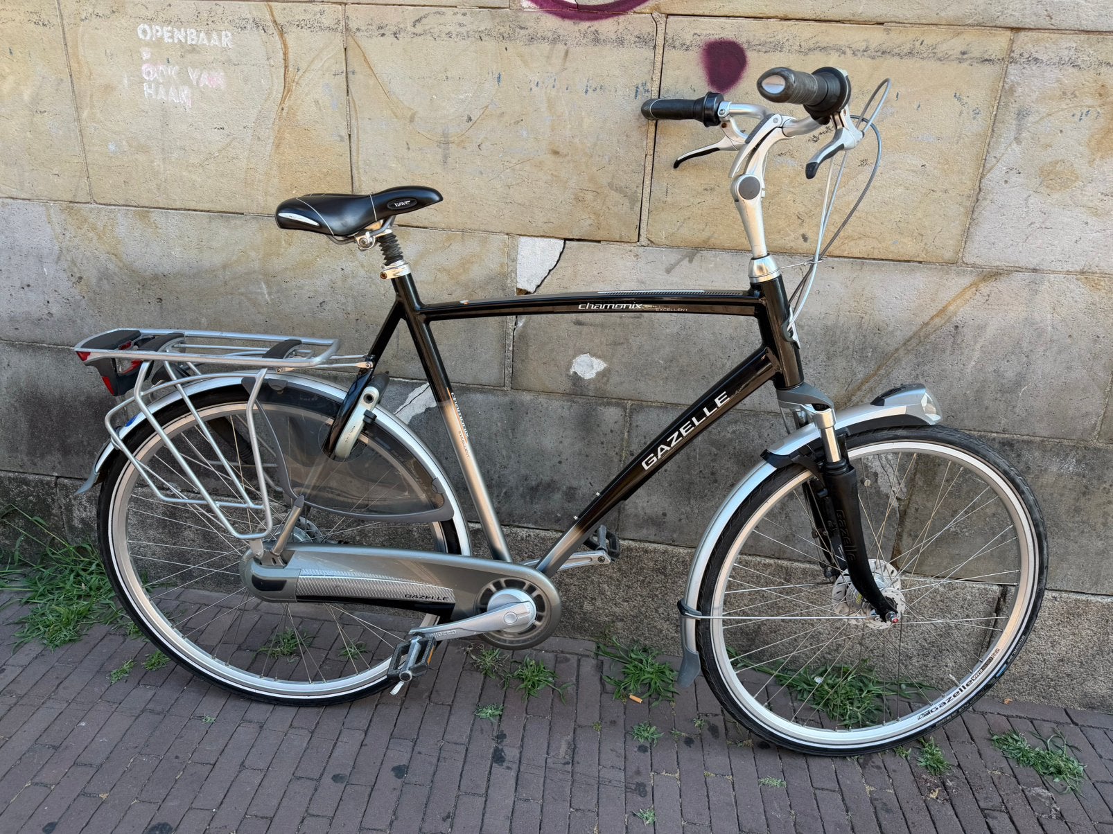 Gazelle chamonix excellent heren fiets 65cm, Versnellingen, Zo goed als nieuw, Gazelle, 56 cm of meer