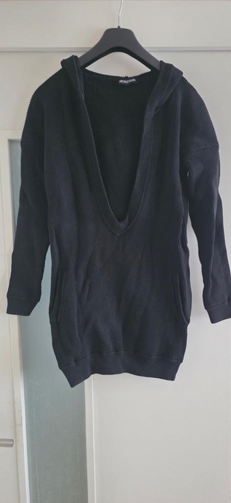 Reinders zwarte hoodie met diepe V-hals, Maat 38/40 (M), Reinders, Zwart, Ophalen of Verzenden