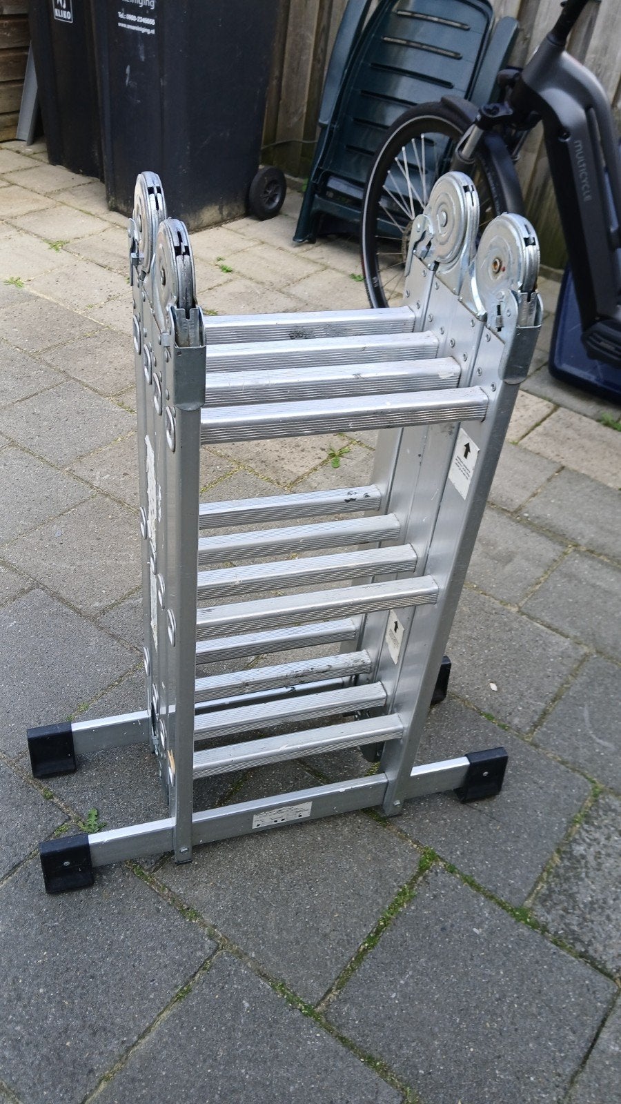vouwladder, Doe-het-zelf en Verbouw, Ladders en Trappen, Ophalen, Gebruikt, Ladder, 2 tot 4 meter